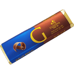 Godiva milk chocolate bar with 43 gr.