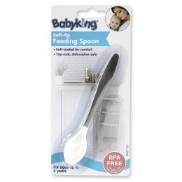 Baby King soft tip feeding spoon - BPA free