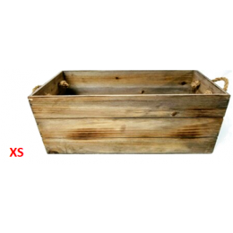 XS wood containers with rope handles 14