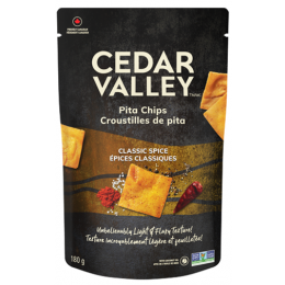 Cedar Valley Pita Chips - Classic Spice 180 gr.