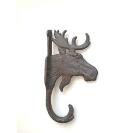 Cast iron Moose Head hanger 5