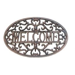 Cast iron Decorative welcome plaque 14