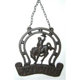 Cast Iron Horse with WELCOME 20