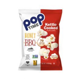 Poptime Kettle Cooked popcorn - BBQ 43 gr.