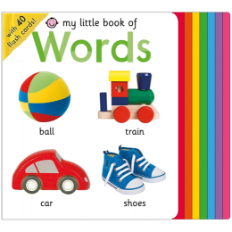 Baby book - My little book of Words with flash cards 9