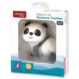 Playtex Baby's First PANDA Squeeze Teether 
NATURAL RUBBER Soothing Teether