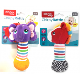 Playtex Baby Chirpy Rattle - 2 styles