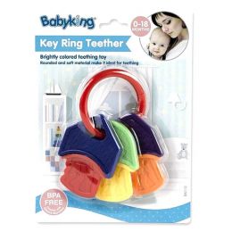 Cribmates key ring teether

Rounded and soft material make it ideal for teething

BPA Free