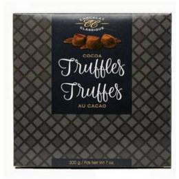 Chocolat Classique Truffles elegance Black/White Box 200 gr. 10/cs