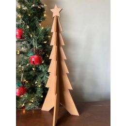 Brown tree with star top 24