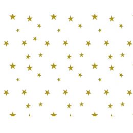 Printed Cellophane - Gold Stars
40