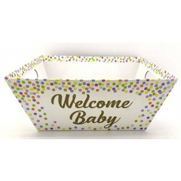 Large Market tray - Welcome Baby 12
