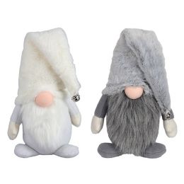 Gnome Santa with beard and hat with bell - 2 colours 12