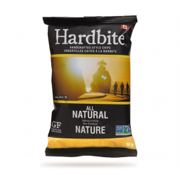 Hardbite Chips - All natural 50 gr., 30/cs