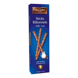 Trianon chocolate sticks - Milk 75 gr., 12/cs
