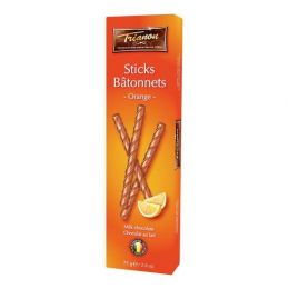 Trianon chocolate sticks - Orange 75 gr., 12/cs