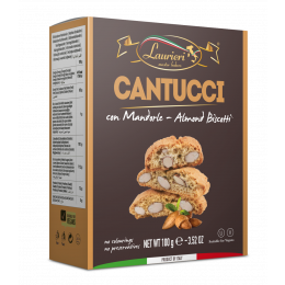 Laurieri cantucci biscotti with almonds 100 gr., 12/cs
