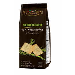 Laurieri Scrocchi crackers with Rosemary 175 gr., 15/cs