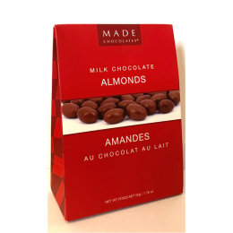 Made Chocolates - Milk chocolate Almonds 50 gr.