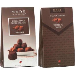 Made Chocolates Dark Cocoa Truffles 100 gr. 12/cs