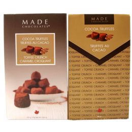 Made Chocolates Toffee Crunch Cocoa Truffles 100 gr. 12/cs