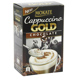 Mokate Gold Chocolate cappuccino (8 Pouches/Box
