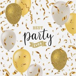 Lunch Napkins - Party Balloons 6.5
