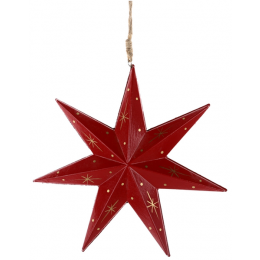 Hanging wood star 8