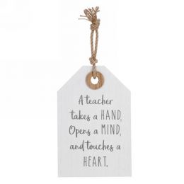 Hanging teacher plaque - 6.5
