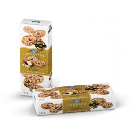 Primacookies Exclusive Line Cookies with Triple chocolate 150 gr., 15/cs