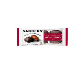 Sanders 3 pc Dark Sea Salt Caramels 43 gr., 20/cs