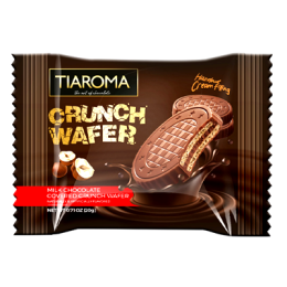 Tiaroma Crunch Wafer with Hazelnut filling 60 gr., 12/cs