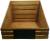 CBX660D - Wood display basket with chalkboard