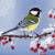 Lunch Napkins - Bird in the Snow 6.5
