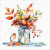 Lunch napkin - Autumn Arrangement