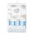 Precious Moments pack of 4 flannel receiving blankets - BLUE 30