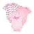 Pink 3-Pack Bodysuit: Bunnies