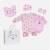 5-Piece Soft pink Ballerina  Set 100% Cotton