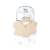 4 pc Cotton Headband & Bibs Set - IVORY