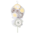 Tendertyme 12 pack Washcloth Lollipop - YELLOW/GREY