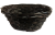 Oval willow and chipwood white basket