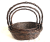 Largest piece in a set of 3 willow baskets with handle
