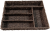 Brown Seagrass 5-compartment tray 14