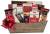 Black wood tray with handles GIFT BASKET KIT