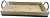 Largest piece in a Set of 2 Wood trays with iron base L: 20