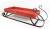 CBX796SL - Red wooden sleigh with iron base 15.5