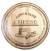 Round bamboo cutting board engraved with Cheese selection