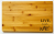 Rectangular bamboo cutting board with 