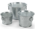 CG104R3 S/3 Set of 3 Round galvanized buckets
