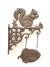 CIR1002SQ - Cast iron Squirrel hook with hanging Welcome aco